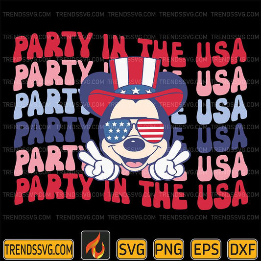Party-In-The-Usa-Mickey-4th-Of-July-Svg
