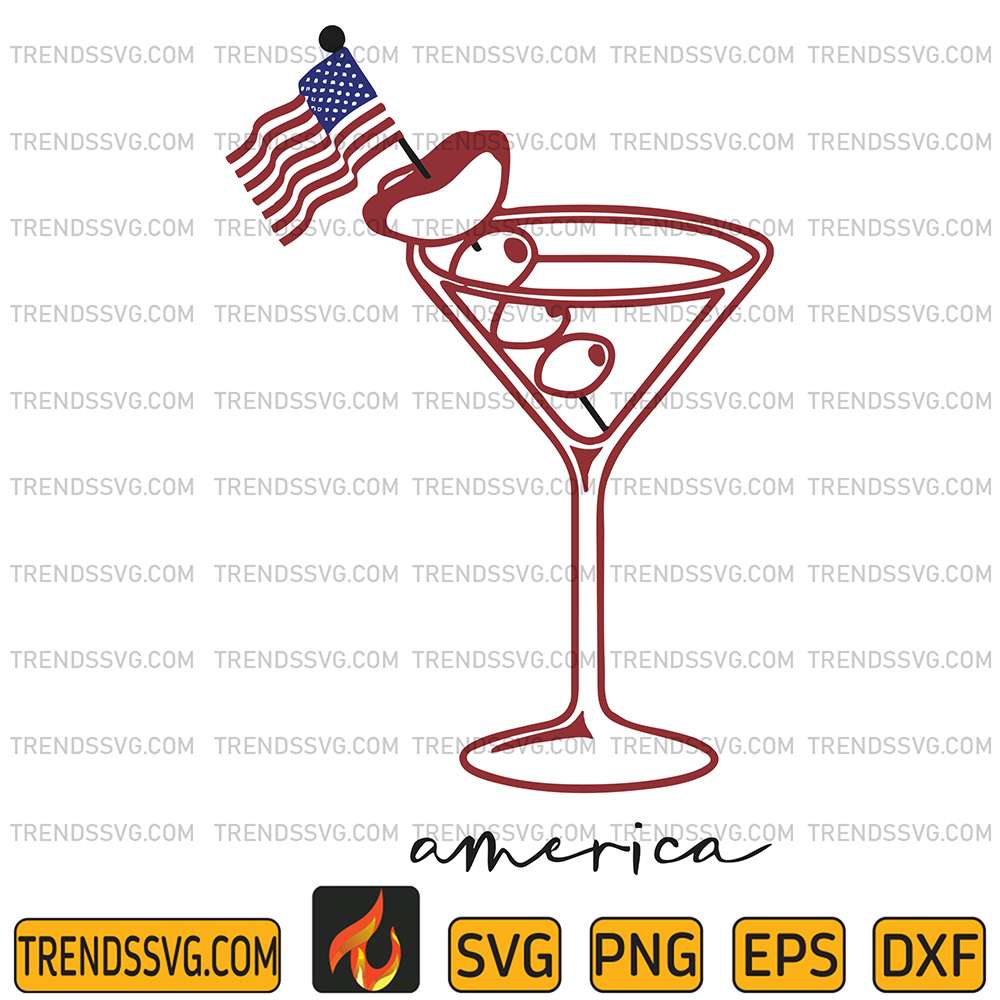 Patriotic-Cocktail-America-Flag-Svg