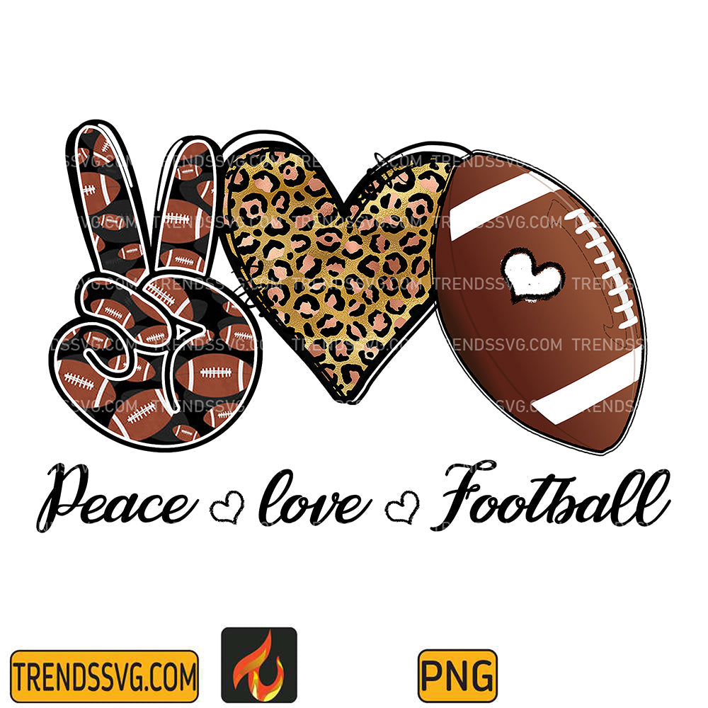 PeaceLoveFootballPng_1