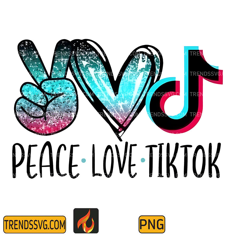 PeaceLoveTiktokPng