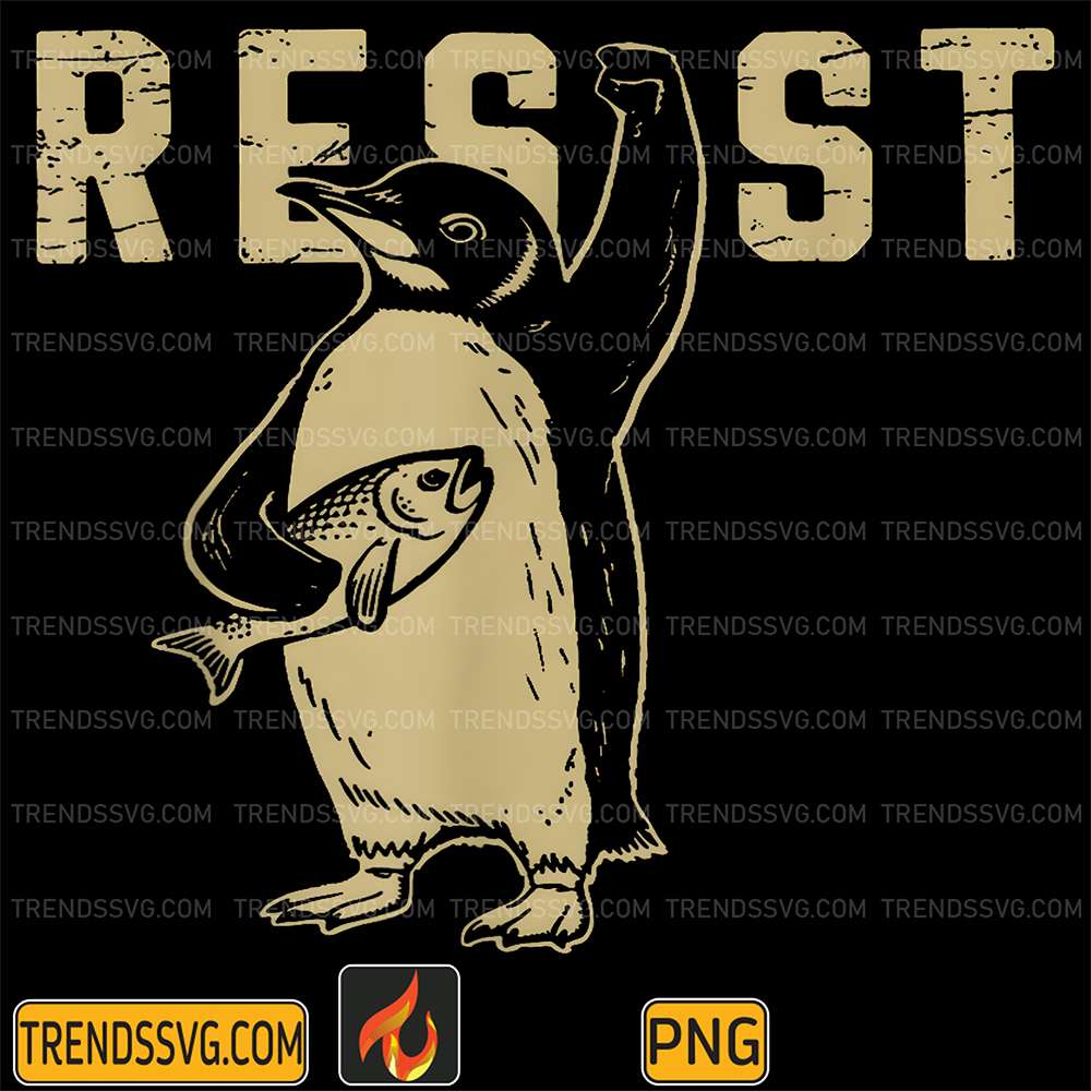 Penguin-Flippers-Up-Resist-Png