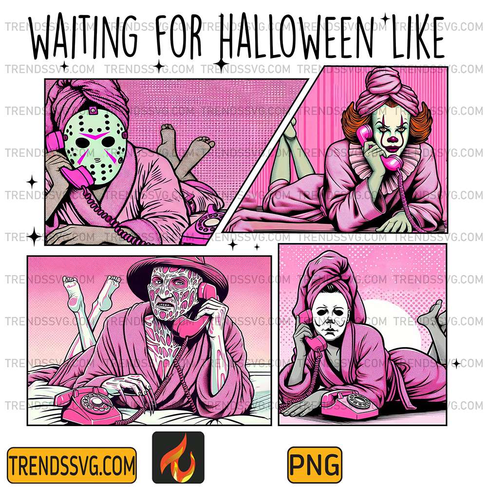 Pink-Waiting-For-Halloween-Like-Horror-Character-Png