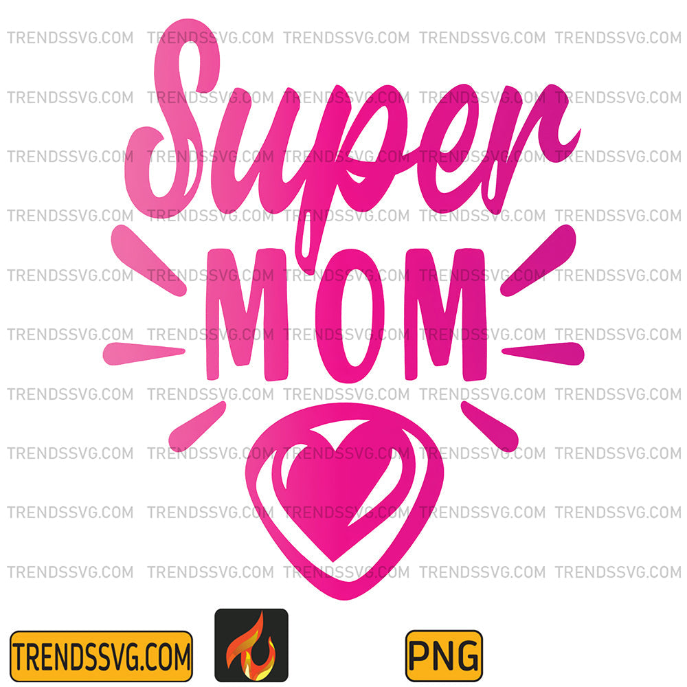 PinkSuperMomPng
