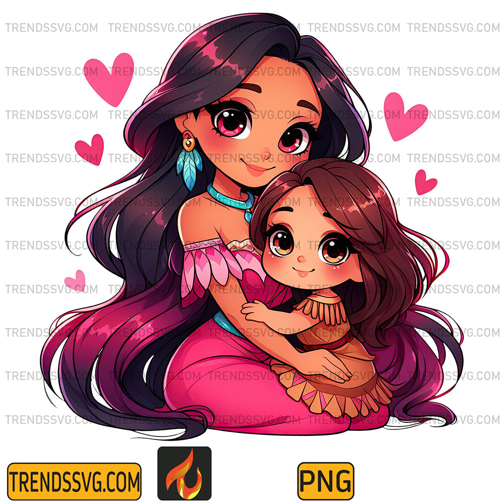 PocahontasPrincessAndDaughterPng