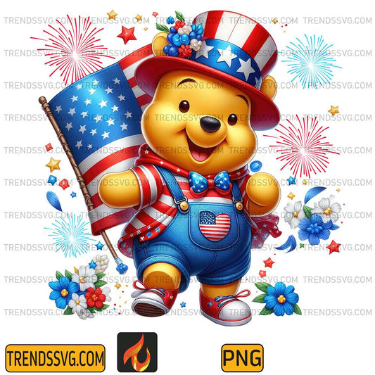 Pooh-America-4th-Of-July-Png-1