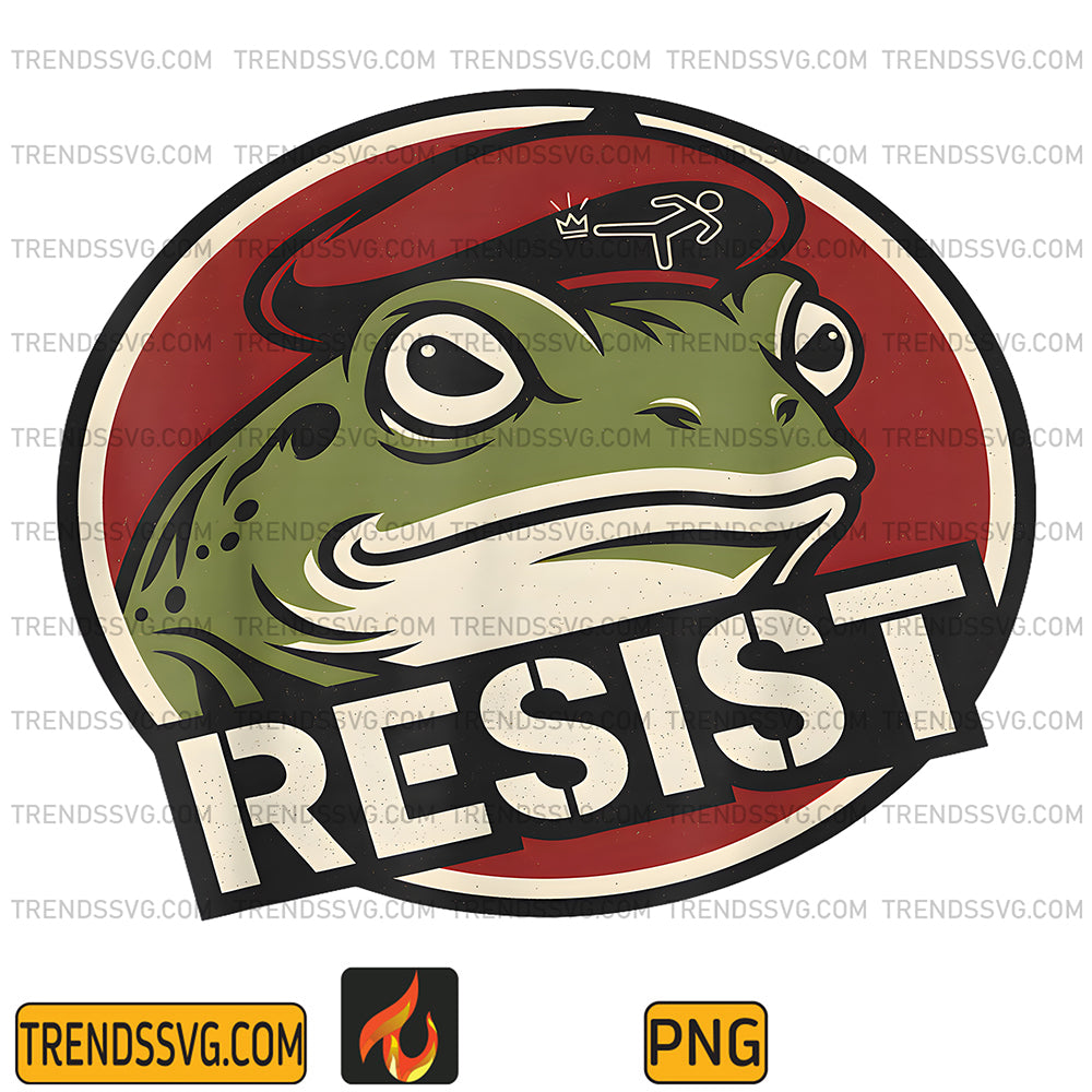 Portland-Frog-Resist-Protest-Png