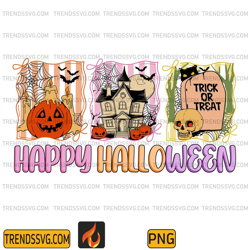 Preppy-Happy-Halloween-Png