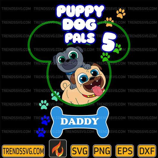 PuppyDogPals5DaddySvg
