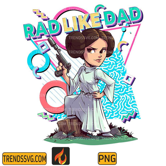 Rad-Like-Dad-Leia-Organa-Png