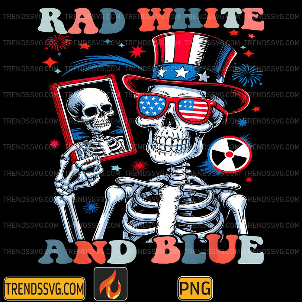 Rad-White-and-Blue-Skeleton-Patriotic-Radiology-MRI-CT-Png