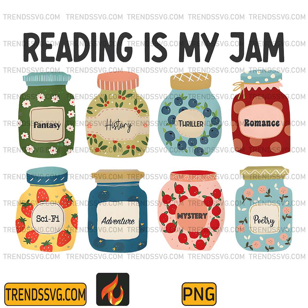 Reading-Is-My-Jam-Png