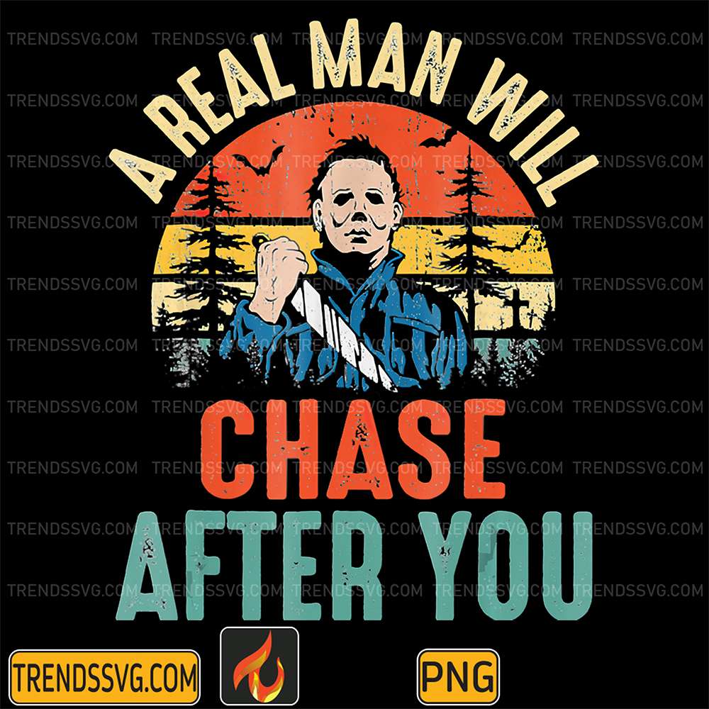Real-Man-Will-Chase-After-You-Halloween-Characters-Png