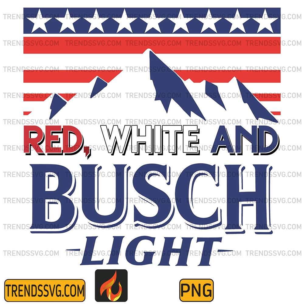 Red-White-And-Busch-Light-4th-Of-July-Png-1