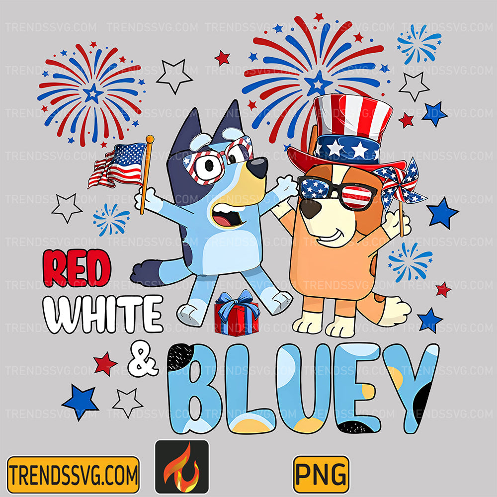 Red-White-Bluey-4th-Of-July-Png-6