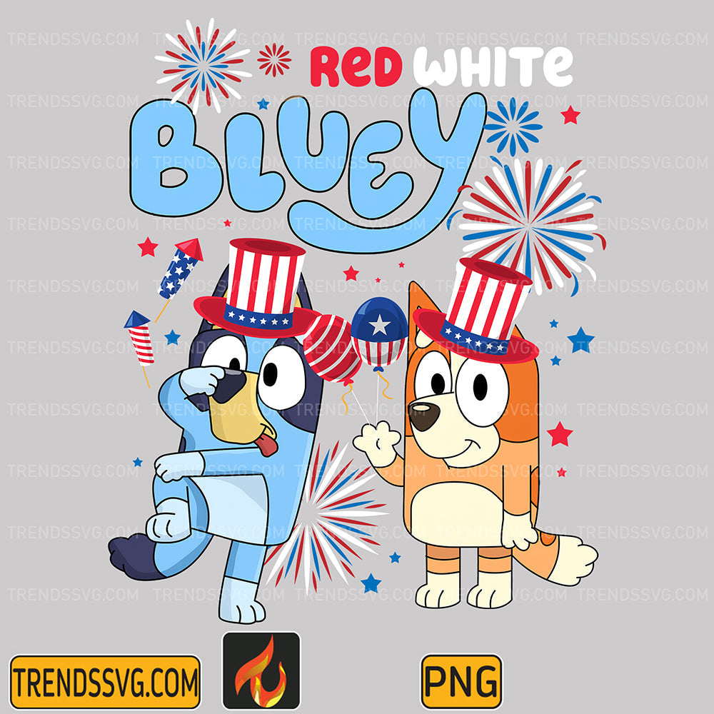 Red-White-Bluey-4th-Of-July-Png