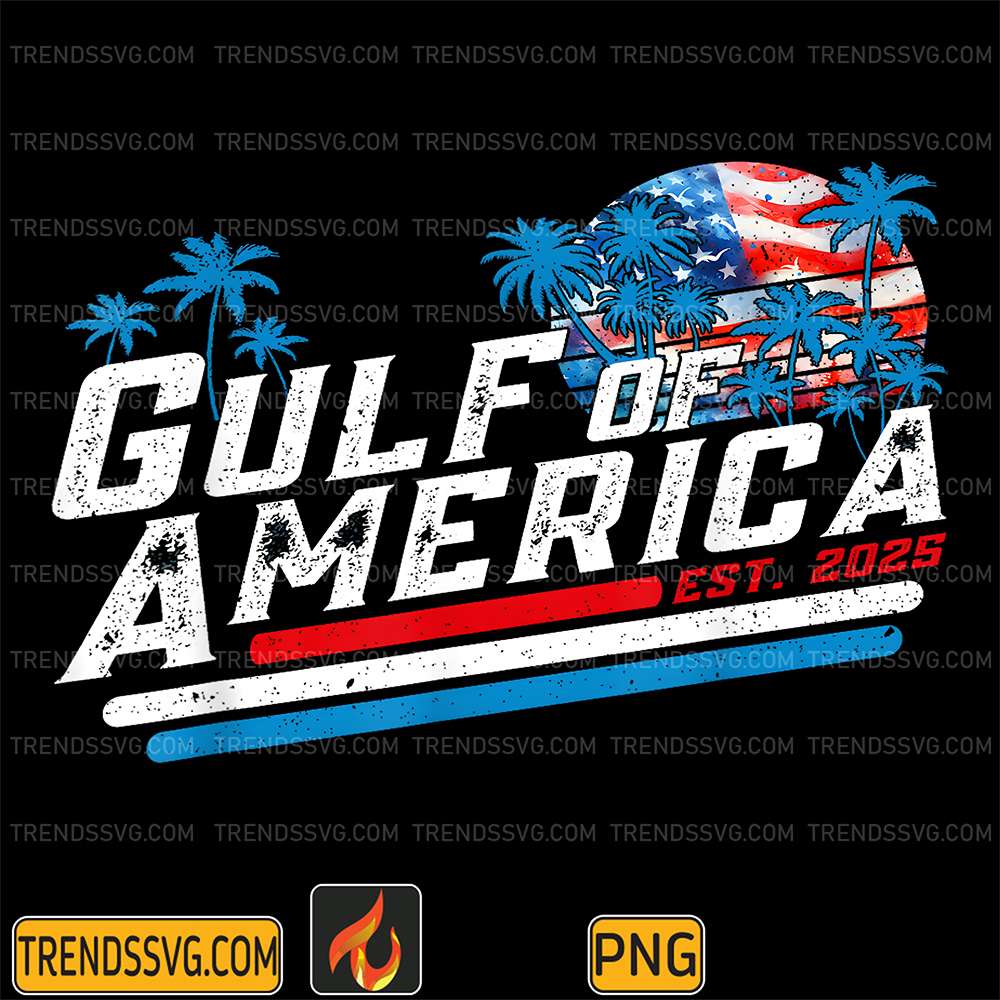 Retro-Gulf-Of-USA-America-Est-2025-American-Flag-Gulf-Mexico-Png-1