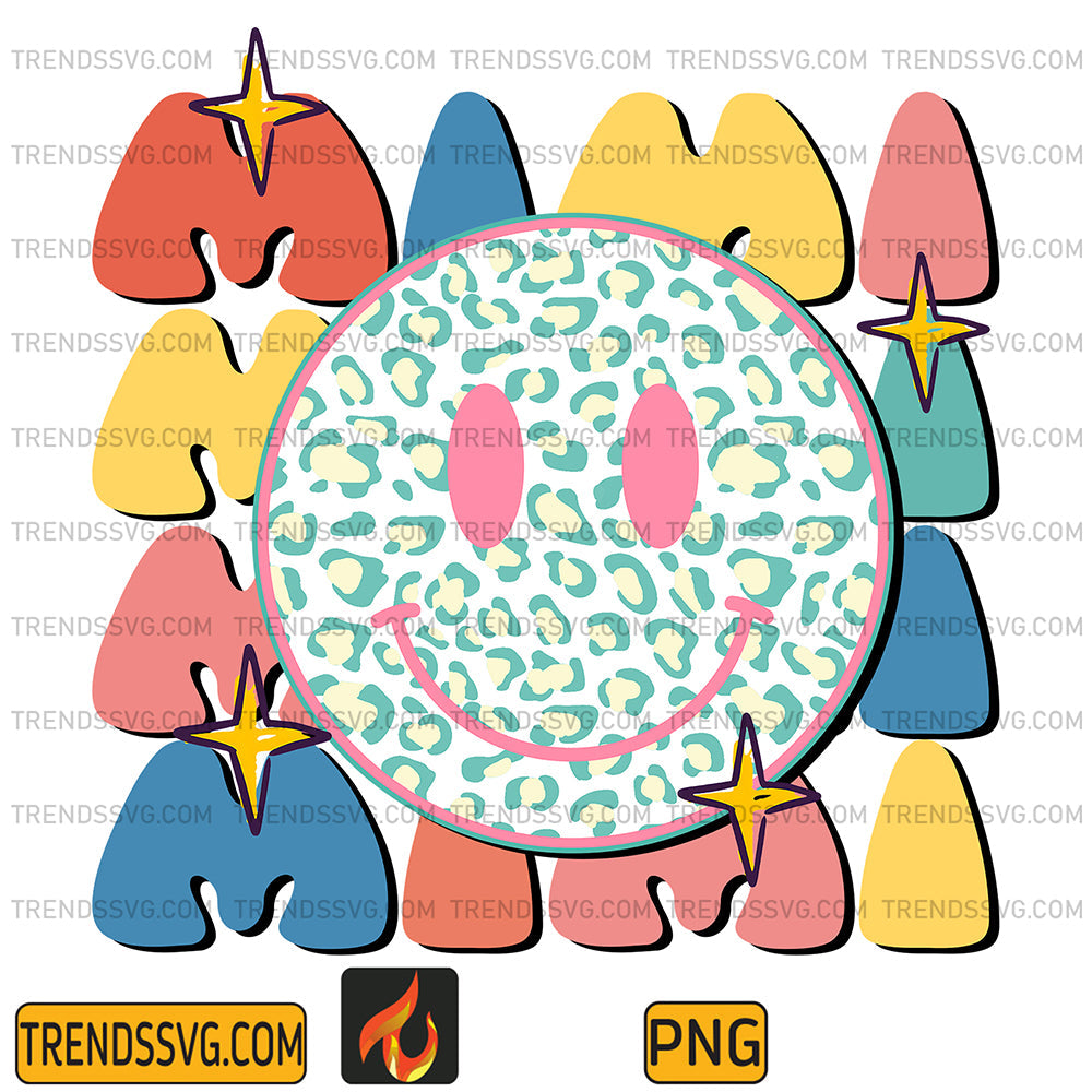 RetroMimiDrippingFaceLeopardPng