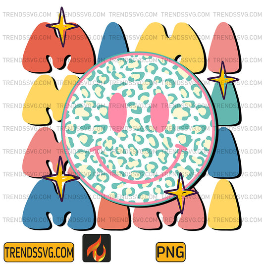 RetroMimiDrippingFaceLeopardPng