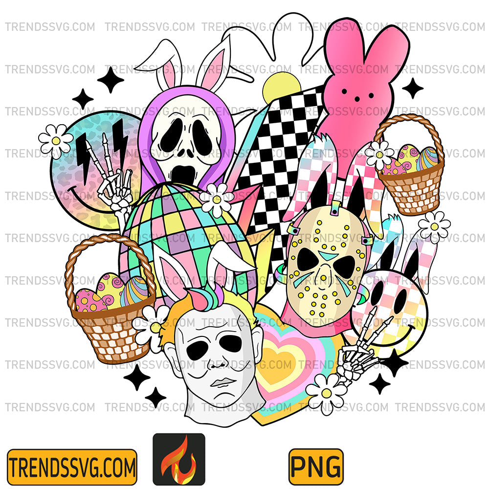 RetroSmileyFaceSerialKillerEasterPng