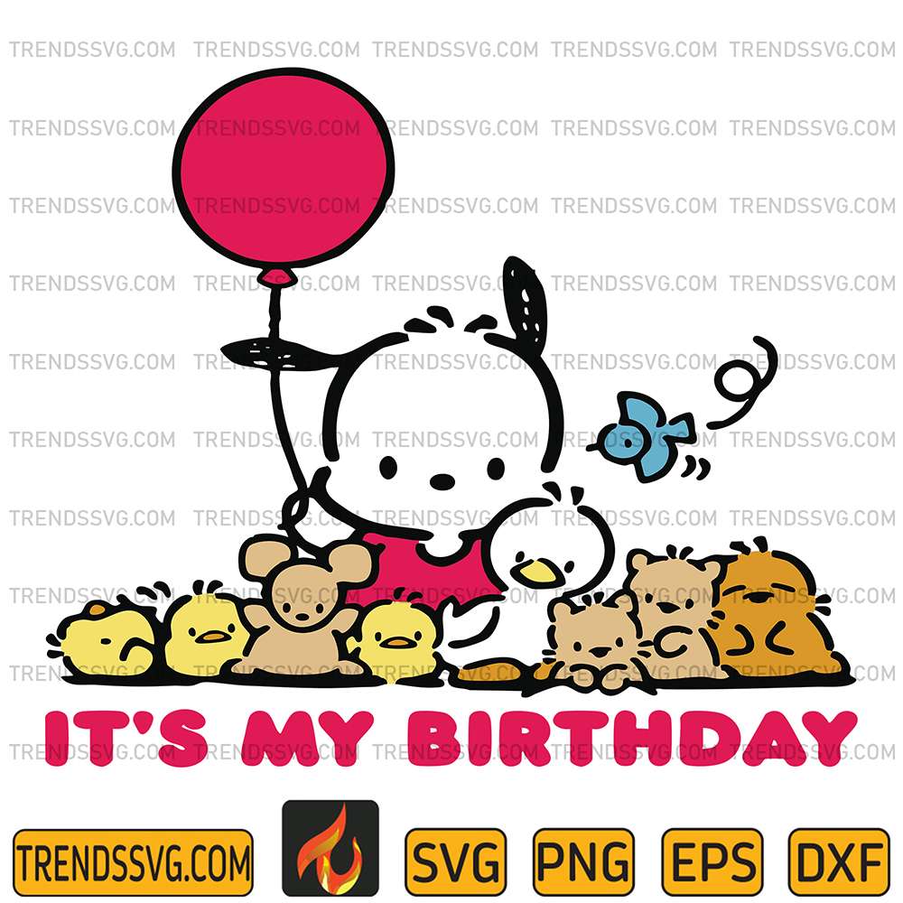 Sanrio-PochaccoIt-s-My-Birthday-Svg
