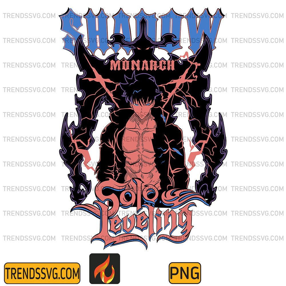 ShadowMonarchSoloLevelingSungJinWooPng1