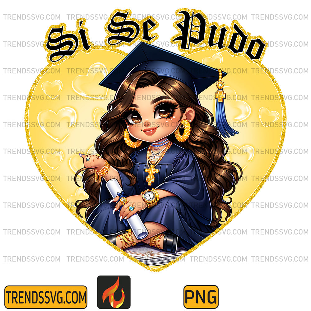 SiSePudoChicanoGraduationChibiStylePng_1
