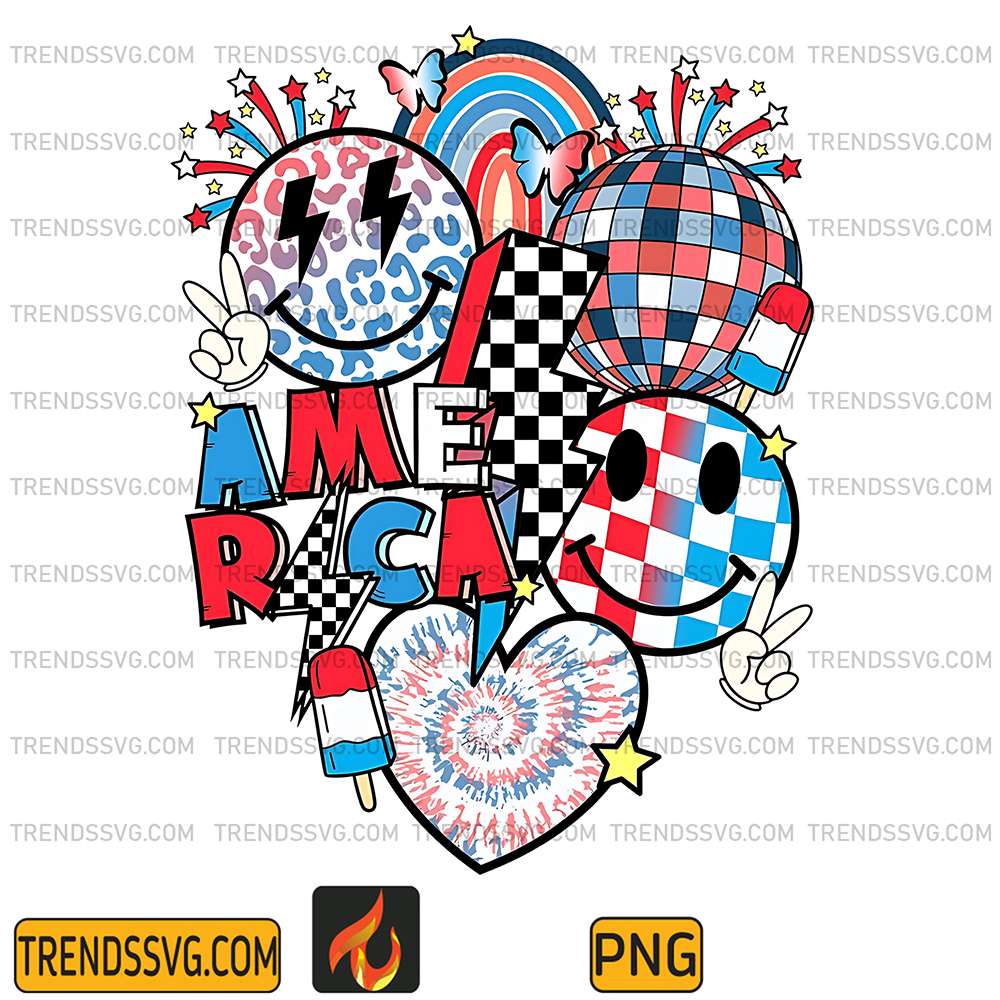 Smile-Face-America-4th-Of-July-Png