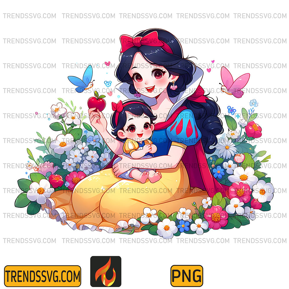 SnowWhitePrincessAndDaughterPng_1