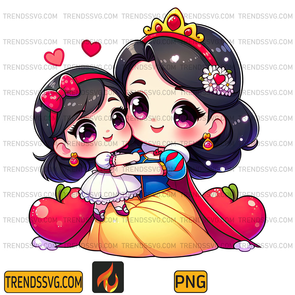 SnowWhitePrincessAndDaughterPng_7