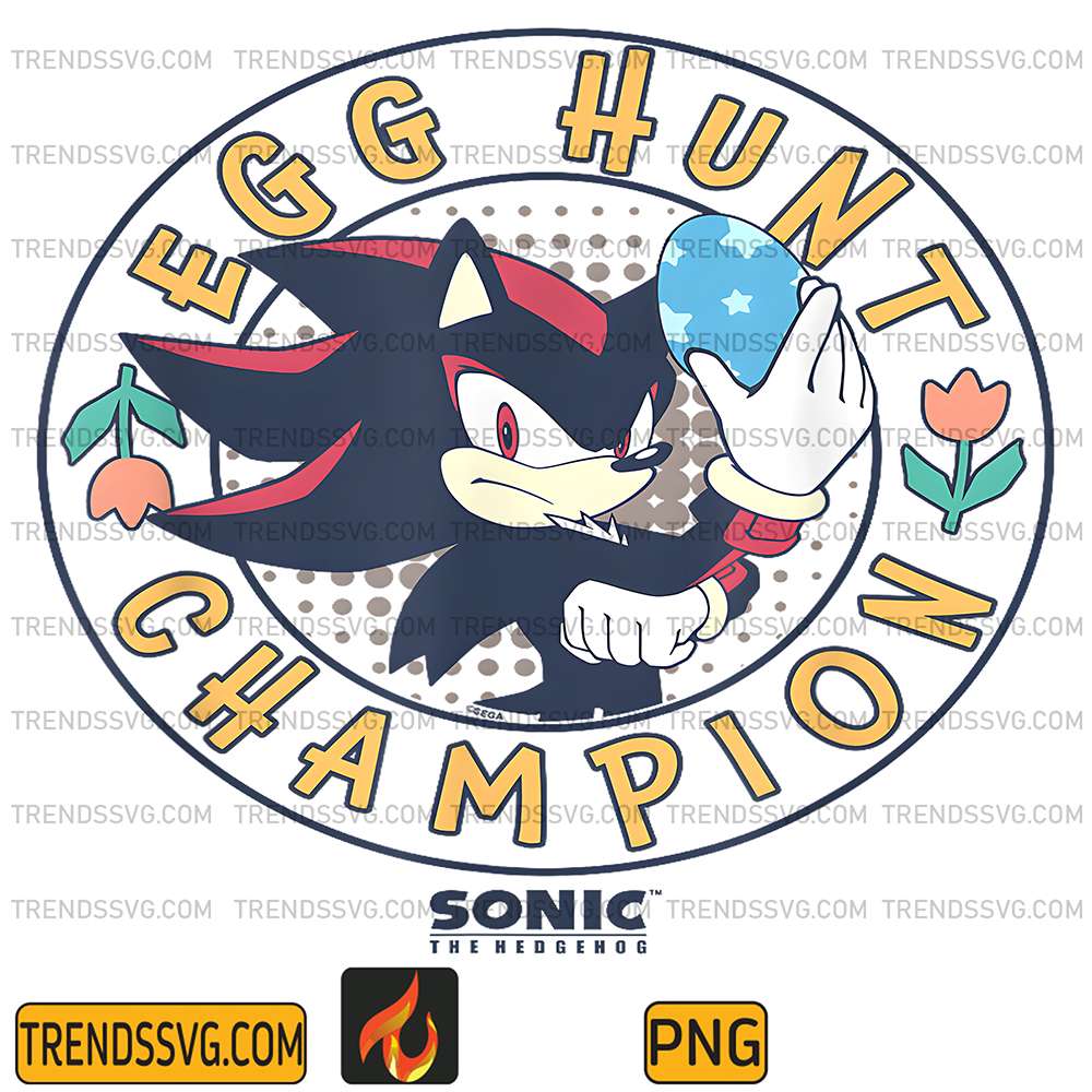 Sonic-The-Hedgehog-Easter-Shadow-Egg-Hunt-Champion-Png