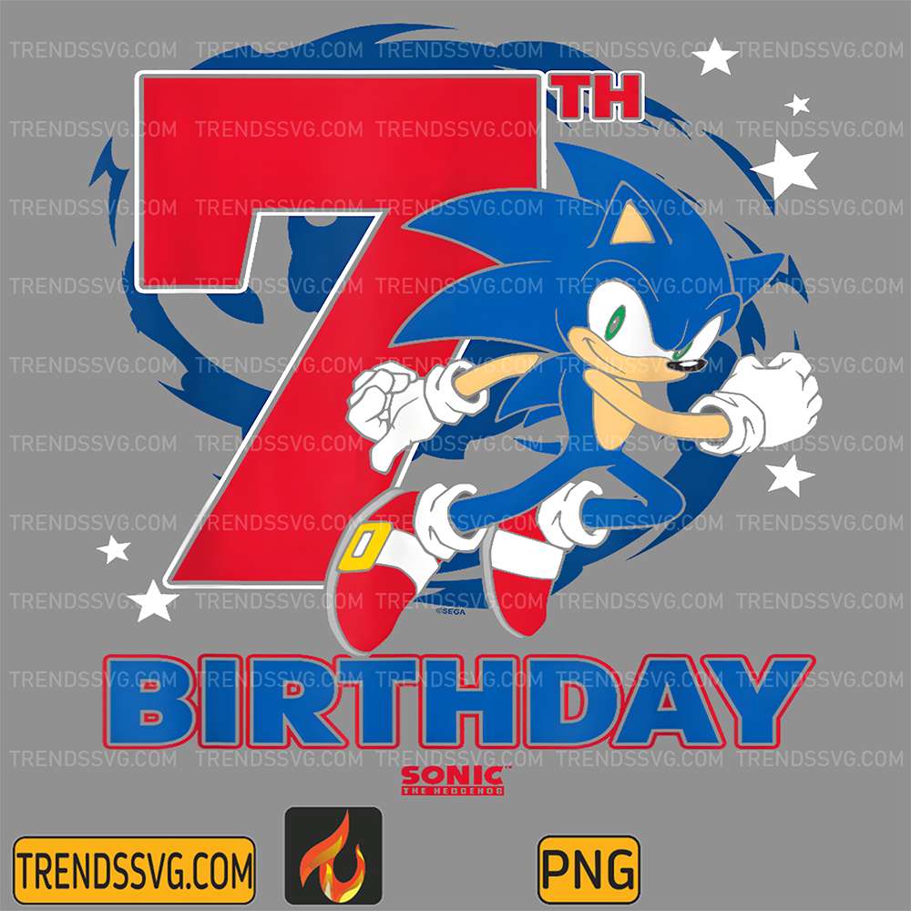 Sonic-The-Hedgehog-Epic-Sonic-7th-Birthday-Png
