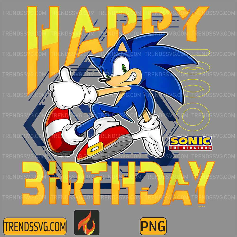 Sonic-The-Hedgehog-Happy-Birthday-Png