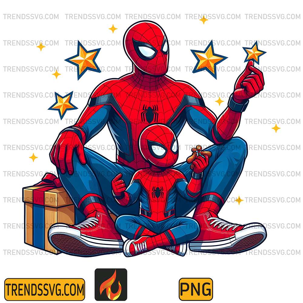 Spider-Man-Dad-And-Son-Png-10