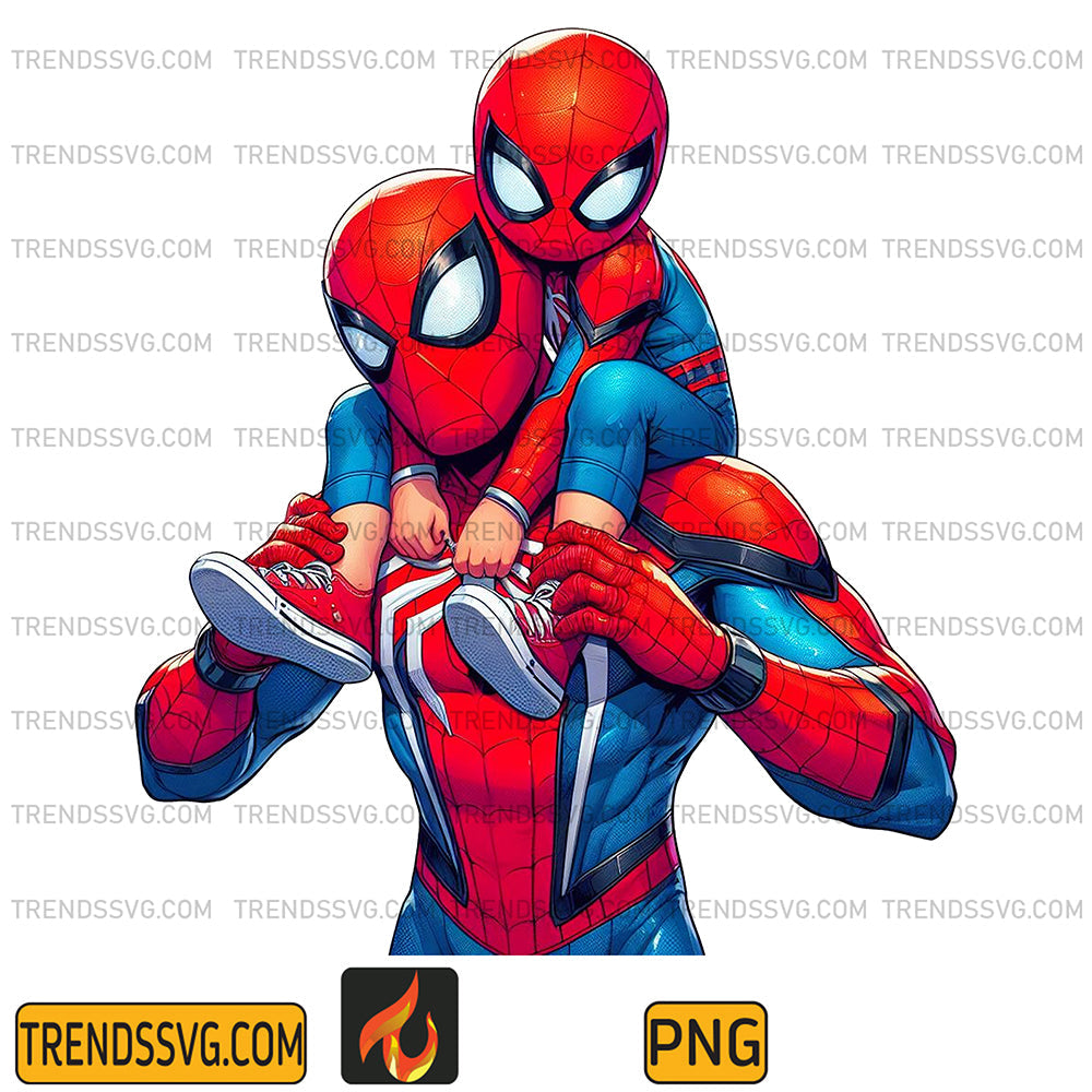 Spider-Man-Dad-And-Son-Png_5
