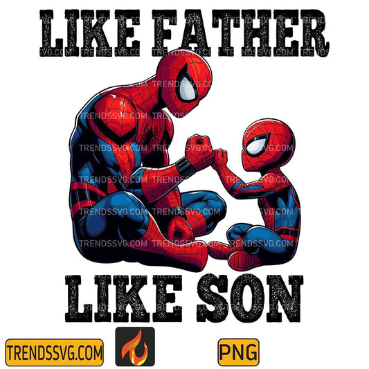 Spiderman-Like-Father-Like-Son-Png
