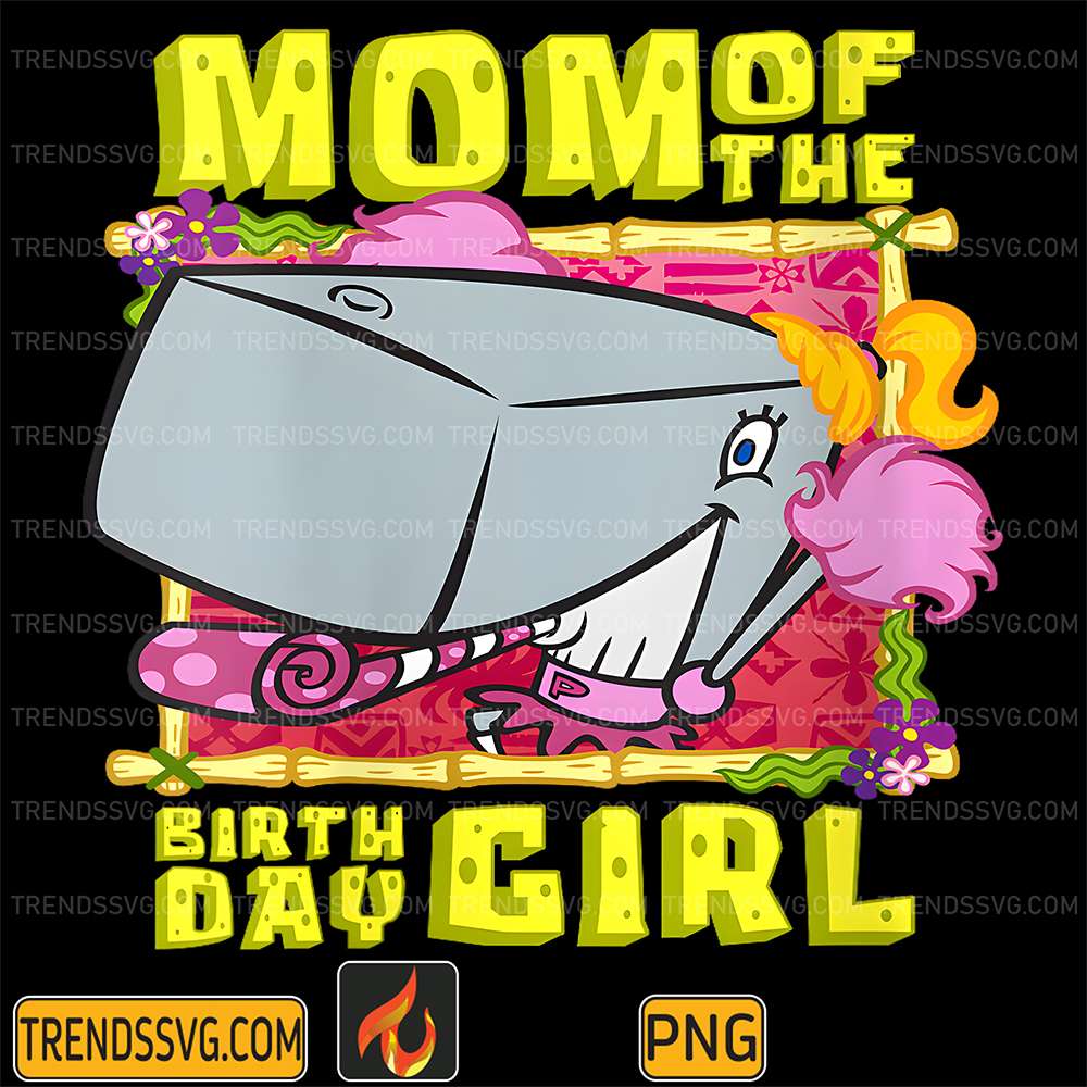 Sponge-Bob-Pearl-Krabs-Mom-Of-The-Birthday-Girl-Png