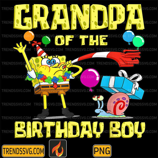 SpongeBob-Grandpa-Of-The-Birthday-Boy-Png