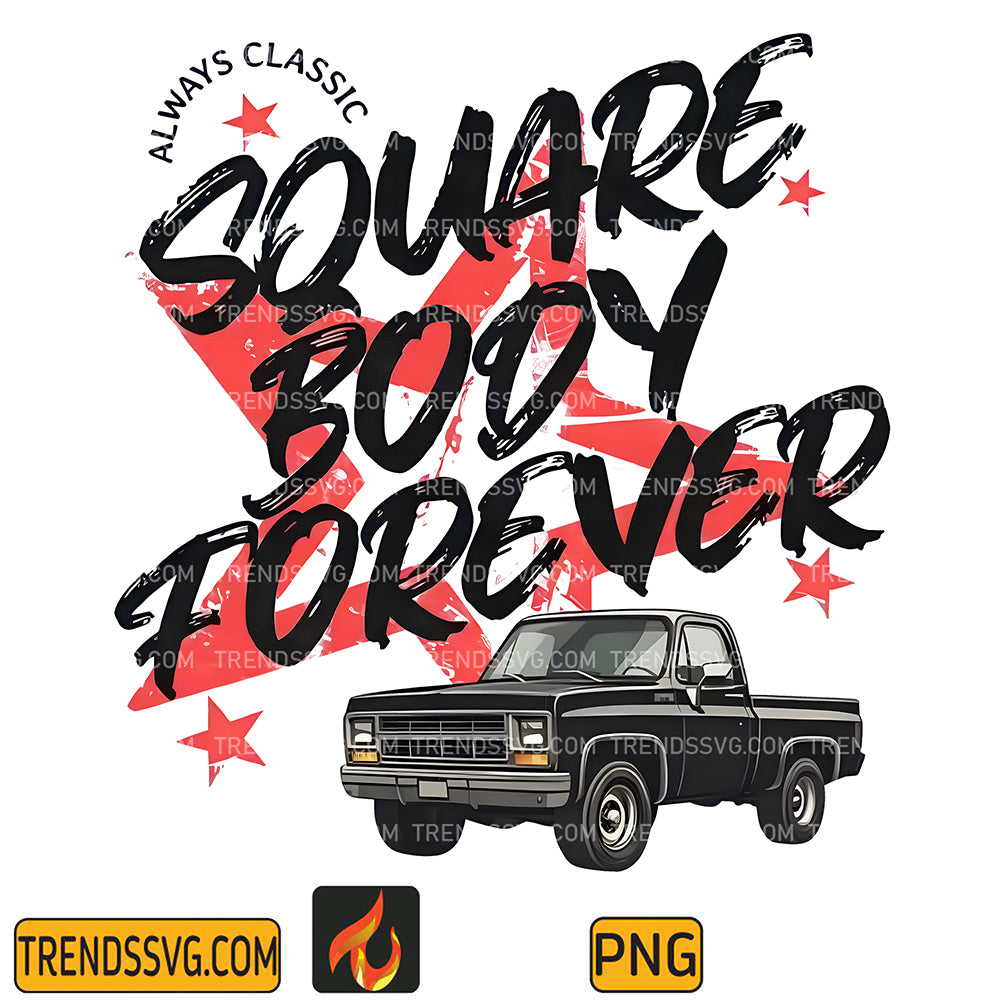 SquareBodyForeverTruckPng
