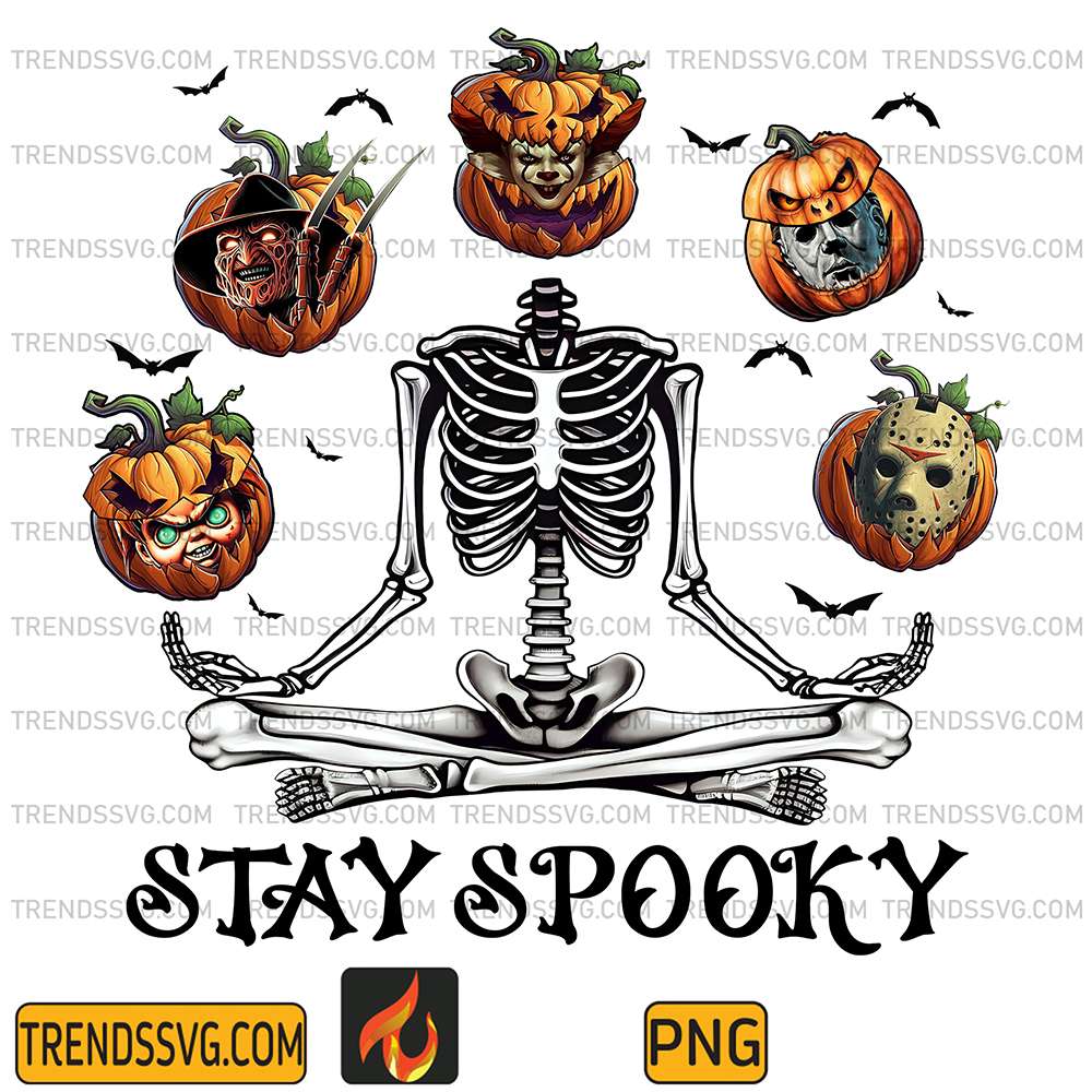 Stay-Spooky-Skeleton-Pumpkin-Png
