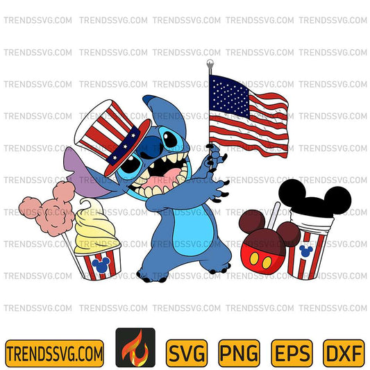 Stitch-4th-Of-July-Svg