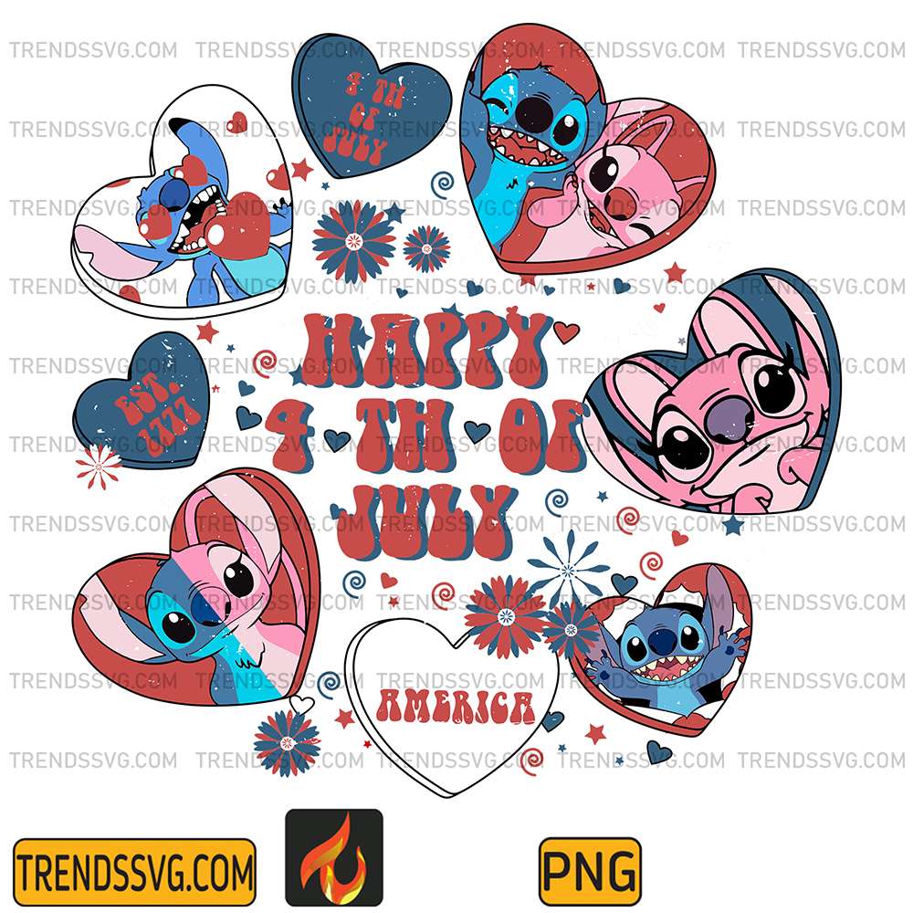 Stitch-Angle-Happy-4th-Of-July-Png