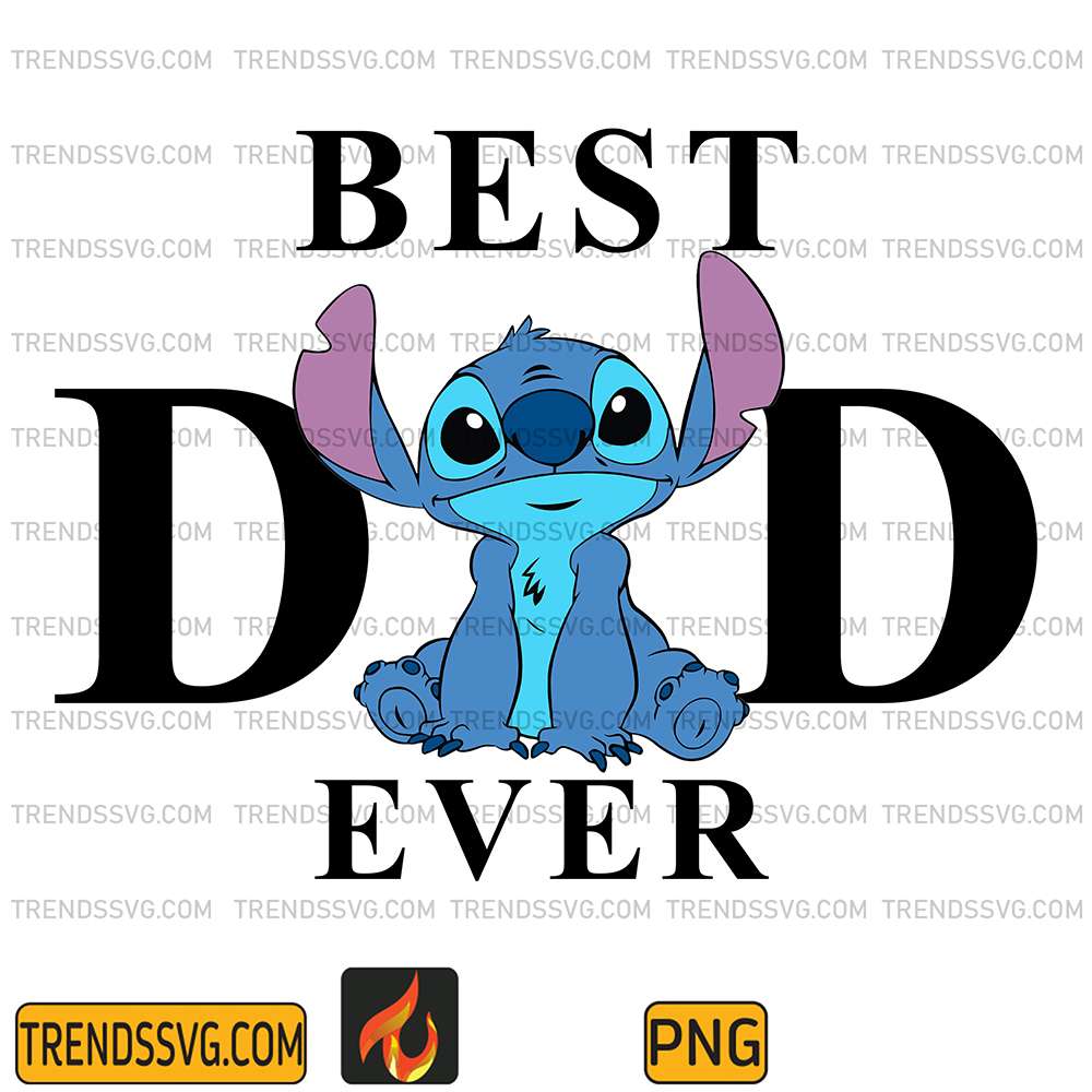Stitch-Best-Dad-Ever-Png