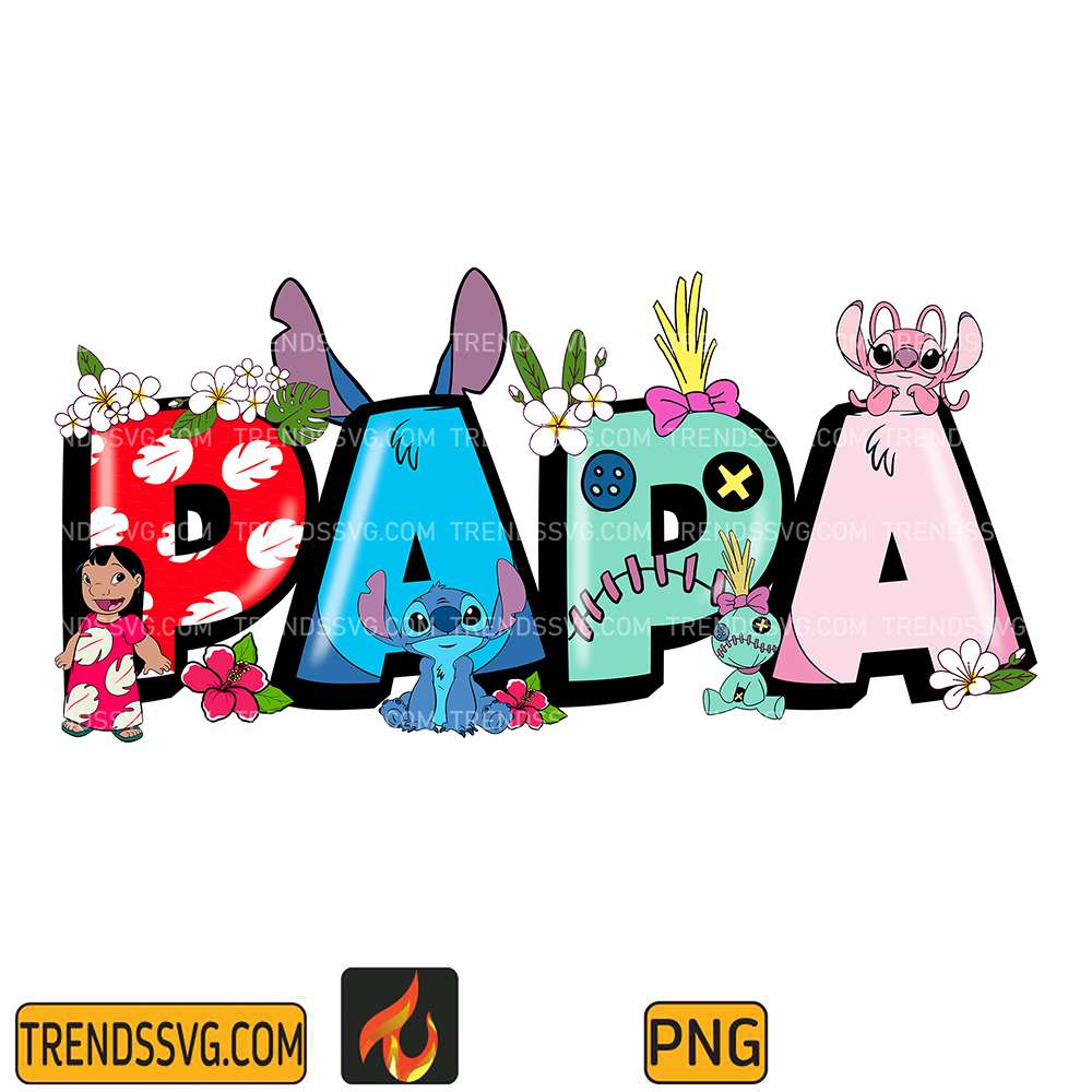 Stitch-Papa-Png