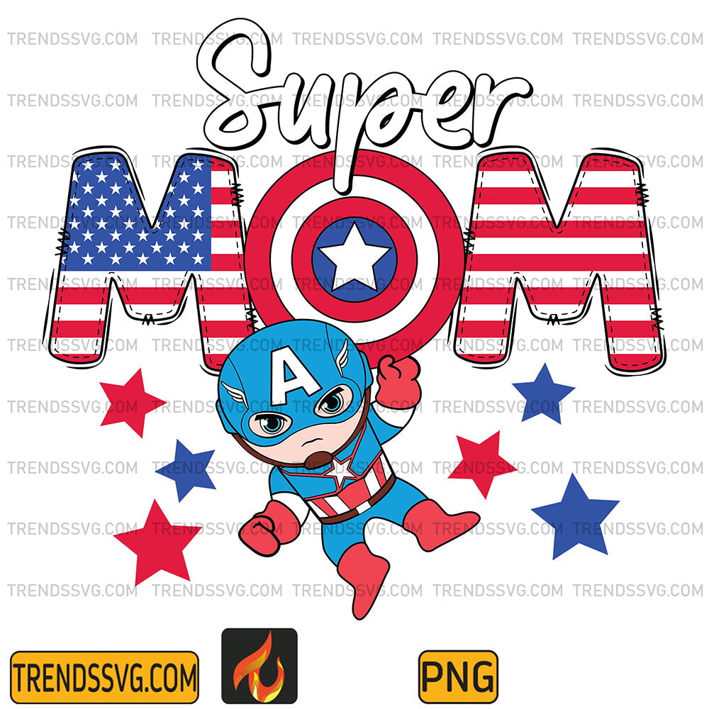 SuperMomCaptainAmericaPng