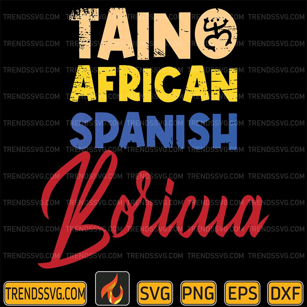 Tain-African-Spanish-Boricua-Svg