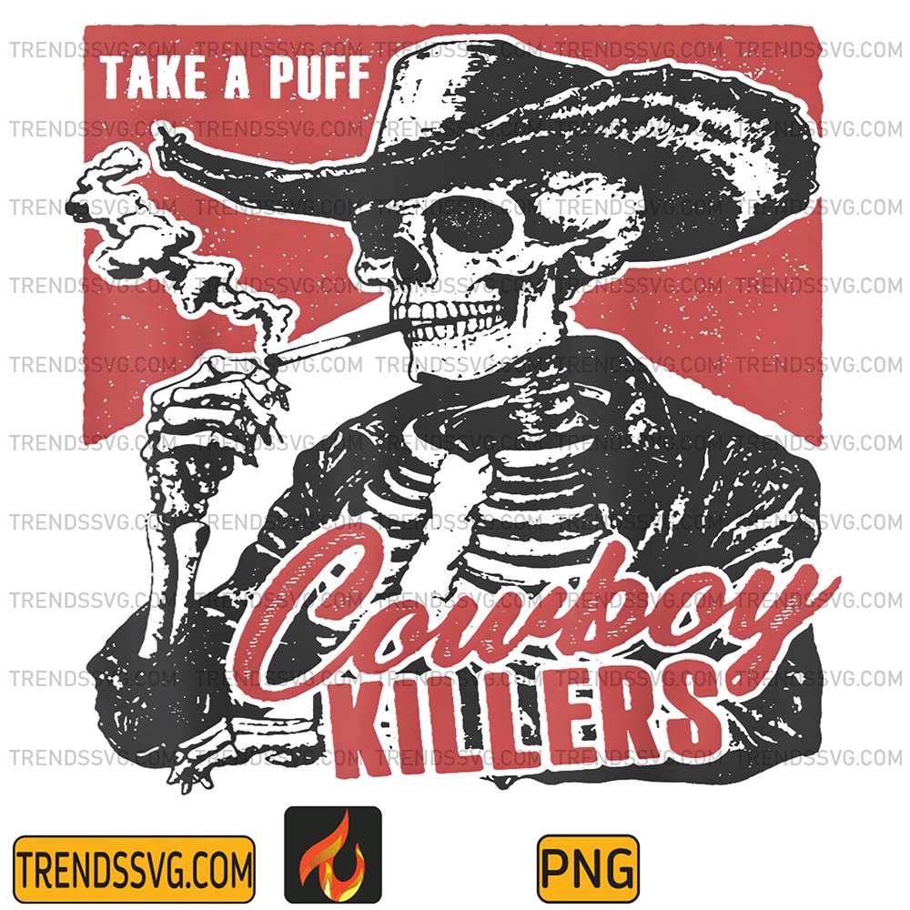 Take-A-Puff-Cowboy-Killers-Skeleton-Png