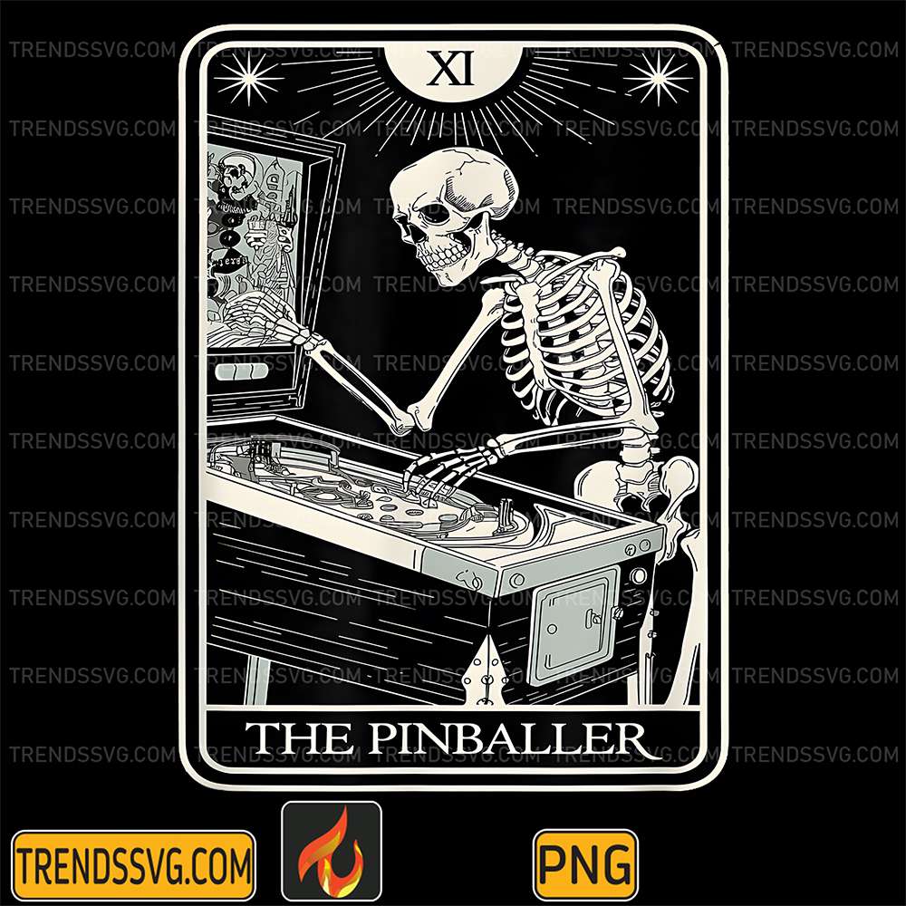 The-Pinballer-Tarot-Card-Skeleton-Png