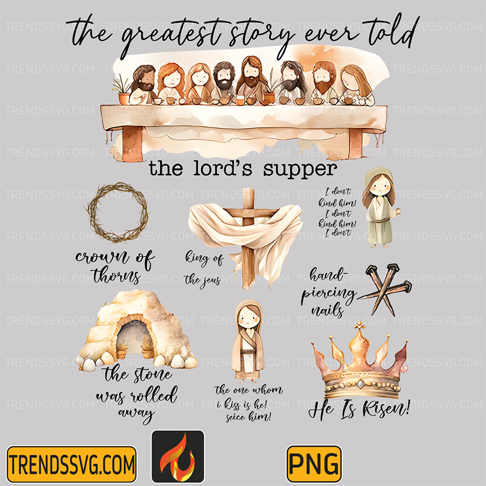 TheGreatestStoryEverToldTheLordsSupperChristianJesusPng_1