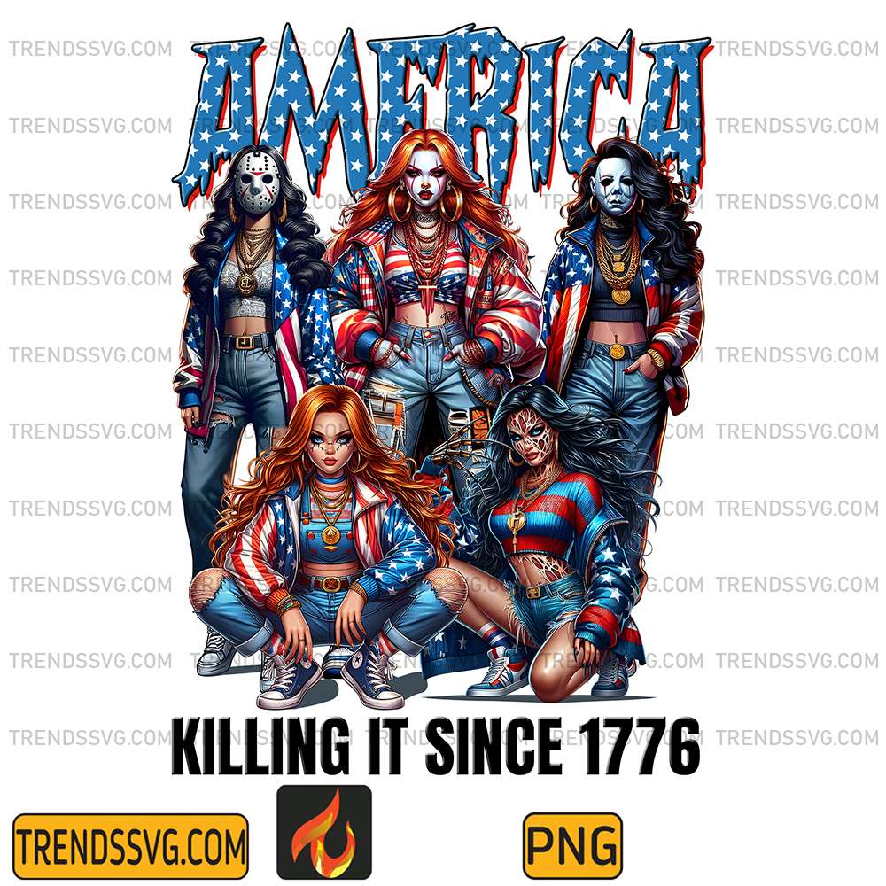 Thug-Life-Girls-Horror-Characters-4th-Of-July-Png