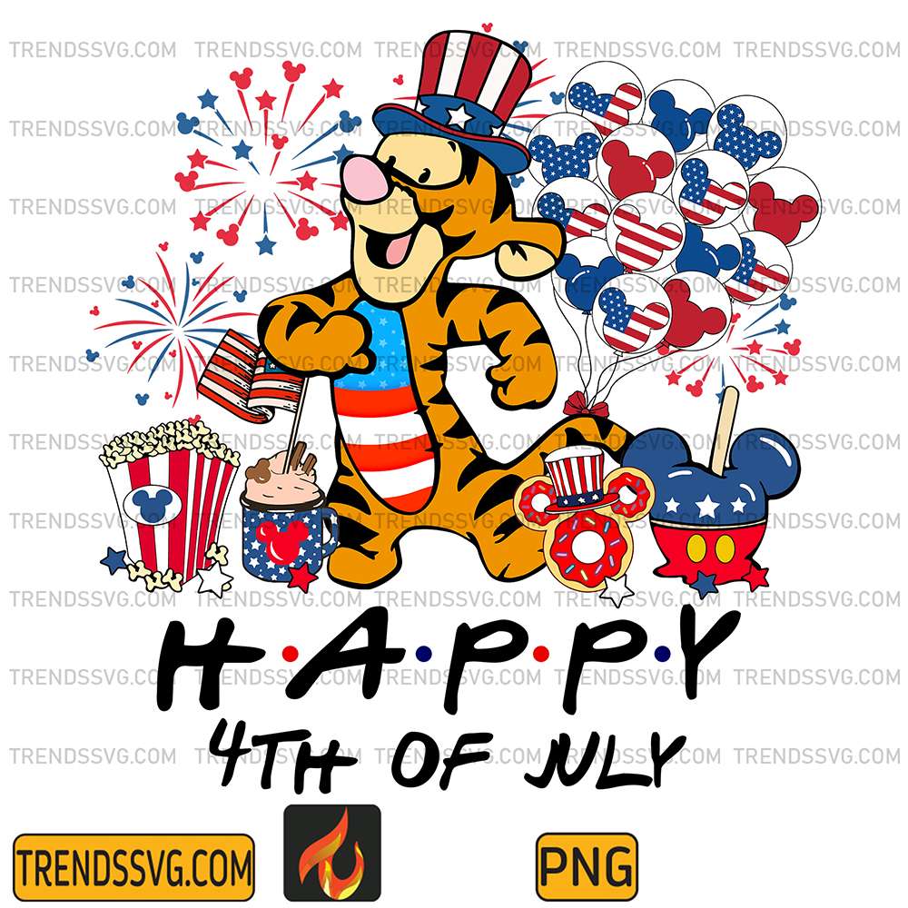Tigger-America-Happy-4th-Of-July-Png